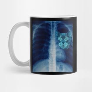 I GOT THAT CAT IN ME- Chest xray Mug